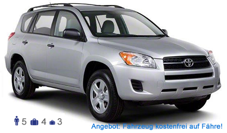 4 WD SUV Leihwagen