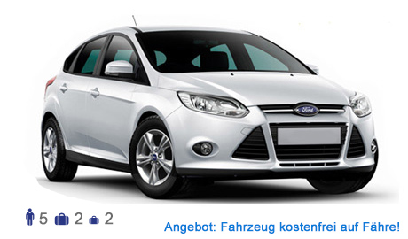 Ford Focus Mietwagen Neuseeland