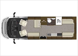 5 Bett Wohnmobil Aufteilung Innenraum