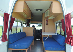 Wohnbereich 2 Bett Reisemobil