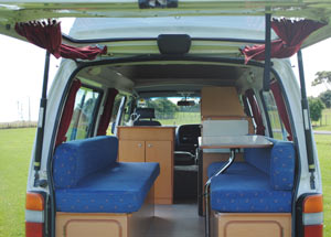 Innenansicht 3 Bett Reisemobil