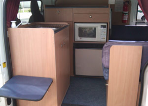 Eingangsbereich 3 Bett Reisemobil