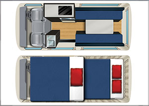 3 Bett Wohnmobil Aufbau