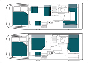 Detais 6 Bett Wohnmobil