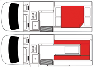 Campervan Highball Innenaufbau