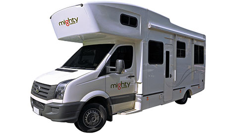 Das Mighty 6 Bett Wohnmobil Neuseeland.